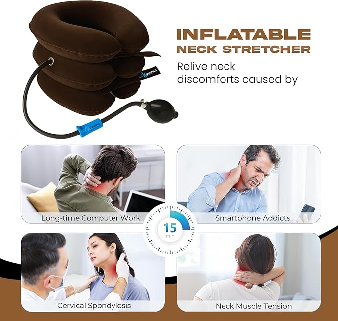 Air Relief Neck Stretcher– Blue