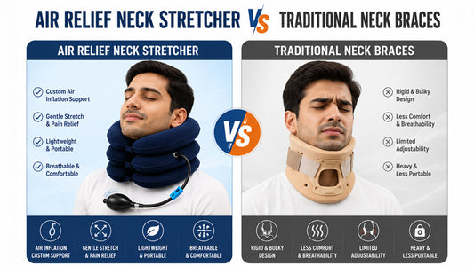 Air Relief Neck Stretcher vs Traditional Neck Braces