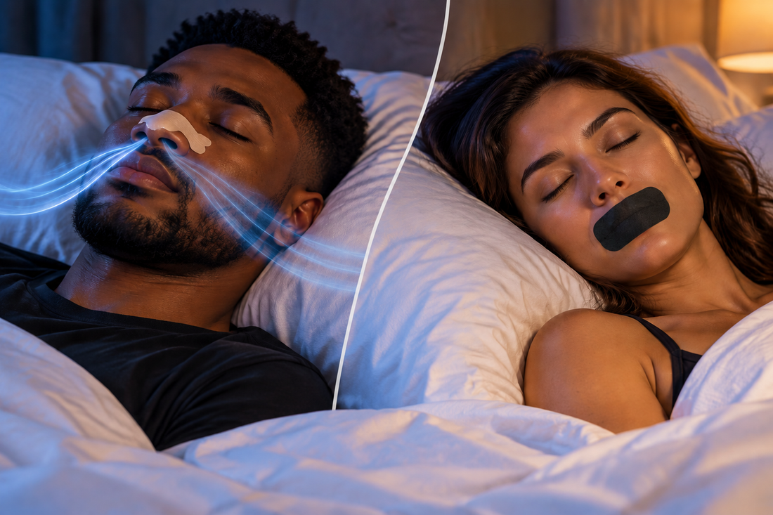 Nasal Strips vs. Mouth Tape: Which Is Better for Sleep Breathing?