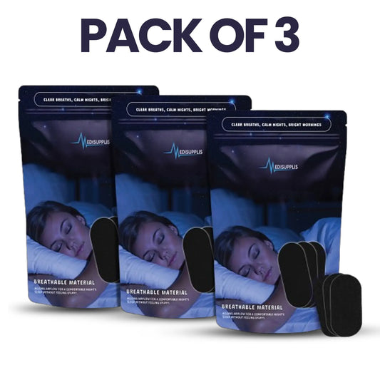 Medisupplis Anti-Snoring Mouth Tape for Sleeping – 3 Pack (90pcs)