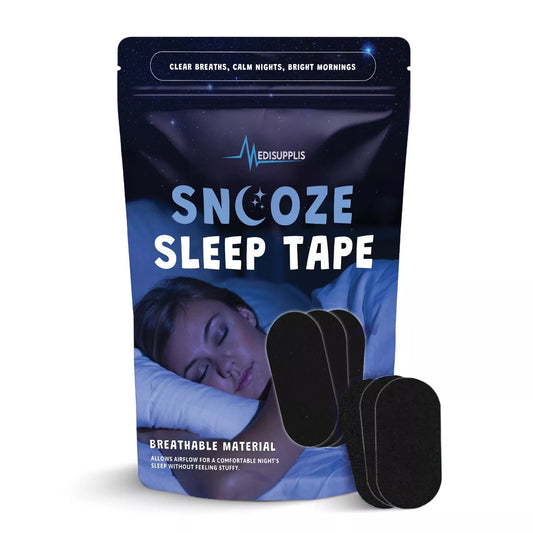 Medisupplis Anti-Snoring Mouth Tape for Sleeping (30 pcs)